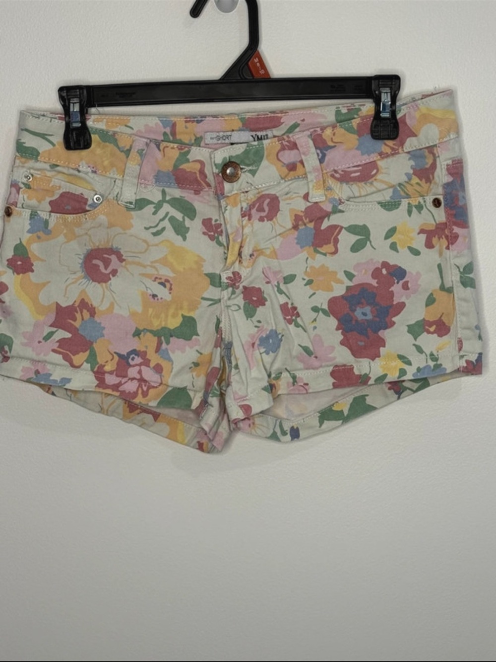 YMI Pastel Floral Shorts - Pink, Yellow, Green, Blue